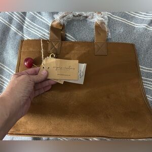 Project E Vegan Leather Shoulder Bag With Cross Body Strap